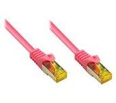 Alcasa 1m Cat 7 S/FTP cable de red Cat7 S/FTP (S-STP) Magenta