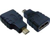 MCL CG-285 adaptador de cable HDMI A F HDMI micro-D M Negro