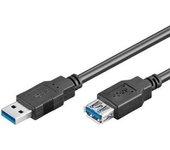 93999 cable USB 3 m Negro, Cable alargador