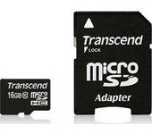 Tarjeta microSD HC TRANSCEND 16 GB