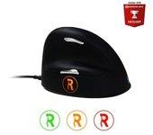 Ratón R-GO TOOLS RGOBRHEMLR (Óptico - 2500 dpi - Negro)