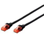 Cable de Red UTP RJ45 Cat 6 1m Negro