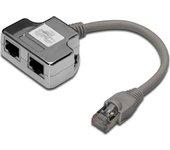 Cable de Red DIGITUS (RJ45 - 19 cm - Gris)