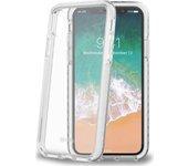 Funda iPhone X CELLY Hexagon Transparente