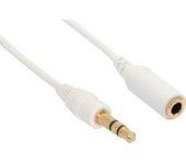 Cable de Audio INLINE (3 m - Blanco)