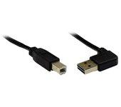 Alcasa USB 2.0 A/B, 5m cable USB USB A USB B Negro