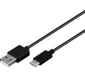 Cable USB GOOBAY (USB-C - USB-C - 1 m - Negro)