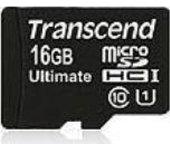 Tarjeta de Memoria TRANSCEND 16GB MicroSDHC Class 10 UHS-I (Ultimate)