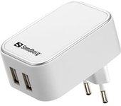 Sandberg AC Charger Dual USB 2.4+1A EU