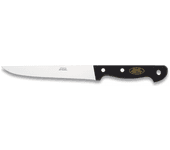 Cuchillo de Cocinero Mam con Mango Magnum Negro y Hoja de Acero Inox de 18 cm, presentado en caja a color 17050