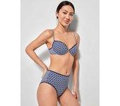 Top bikini estampado rayas - Gisela