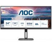 AOC Monitor U34v5c/bk 34´´ Hd Va Led 100hz