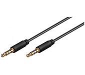 Cable de AudioGOOBAY (Jack 3.5mm - 0.5 m - Negro)