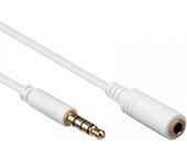 Cable de Audio GOOBAY (1 m - Blanco)