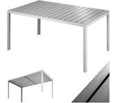 TECTAKE De Jardn De Aluminio De Bianca con Pies Ajustables A La Altura 150X90X74.5 Cm