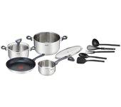 Tefal Daily Cook G713SB74 Batería de Cocina 4 Piezas + 5 Utensilios