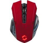 Speedlink Fortus Ratón Gaming Inalámbrico Negro/Rojo