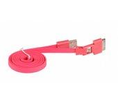 3GO C117 cable USB USB A Micro-USB B Rosa