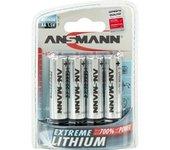 Pilas ANSMANN Extreme Lithium AA Mignon