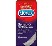 Durex Sensitivo Contacto Total Und. Preservativos Ultrafinos