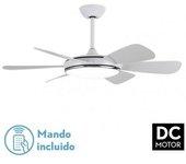 FABRILAMP Ventilador dc blanco oriel 72W 3000-4000-6000K