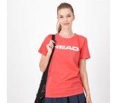 Camiseta de tenis head club basics mujer rosa