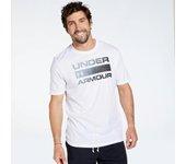 Camiseta UNDER ARMOUR Algodón Hombre (L - Blanco)