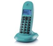 Telefono motorola c1001lb+ turquesa