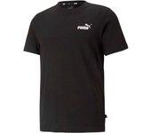 Camiseta puma ess small logo hombre negro