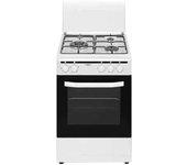 cocina de gas vitrokitchen cb5535bne 3 zonas coccion blanca