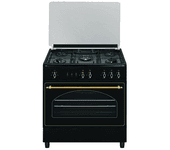 cocina de gas vitrokitchen ru9060b 5 zonas coccion negra