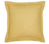 Funda de almohada - 63 x 63+5 cm lisa - ocre