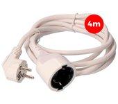 Cable alargador EDM 3 x 1,5 mm Blanco 4 m