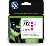 HP 712 Pack 3 Original Magenta