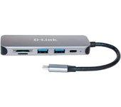 Hub USB D-Link DUB-2325 Gris