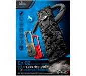 GIOTECK EX-02 BLUETOOTH HEADSET & 3 FACEPLATE PACK [PS3]