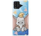 Funda para Realme 8 Oficial de Disney Dumbo Silueta Transparente - Dumbo