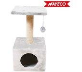 Rascador Savanna Town Gris Claro 60x30x30cm Nayeco