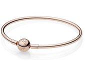 Pulsera Caña Pandora 587132-17 mujer plata Moments Rose