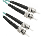 Cable de Fibra Óptica BEMATIK Multimodo Om4 Mmf Duplex 50?m/125?m St-St 10M