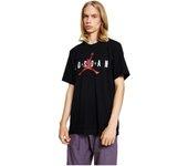 Camiseta de Hombre JORDAN Corta Air Wordmark Negro (XL)