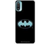 Funda Para Motorola Moto E40 Oficial De Dc Comics Batman Logo Transparente - Dc Comics