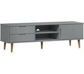 Mueble De Tv VIDAXL Gris Madera (158x40x49 )