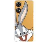 Funda para Oppo Reno 8T Oficial de Warner Bros Bugs Bunny Silueta Transparente - Looney Tunes