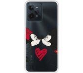 Funda Para Realme C31 Oficial De Disney Mickey Y Minnie Beso - Clásicos Disney