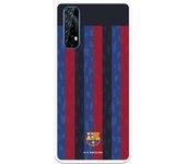 Funda para Realme 7 del FC Barcelona Fondo Rayas Verticales  - Licencia Oficial FC Barcelona