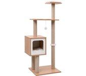 Árbol para Gatos con Rack Alfombra de Sisal 123 cm