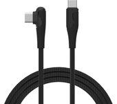 Muvit for change cable tipo c a tipo c 3a/60w 1.2m gaming negro