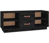 Mueble De Tv VIDAXL Negro Madera (100x34x40 cm)