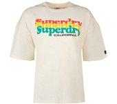 Camiseta de Mujer SUPERDRY Blanco (M)